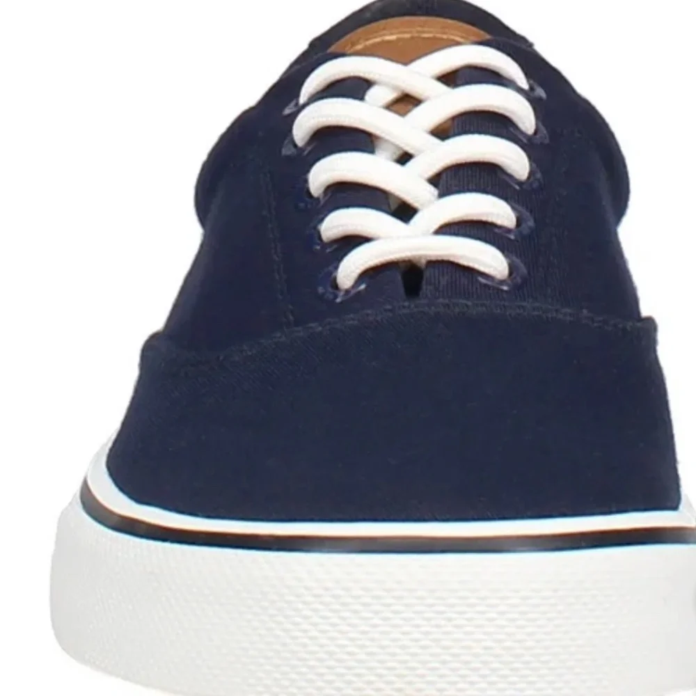 Izod Men's Canvas Shoes Rangley Memory Foam Comfort Lace Up Sneakers Quick Ship